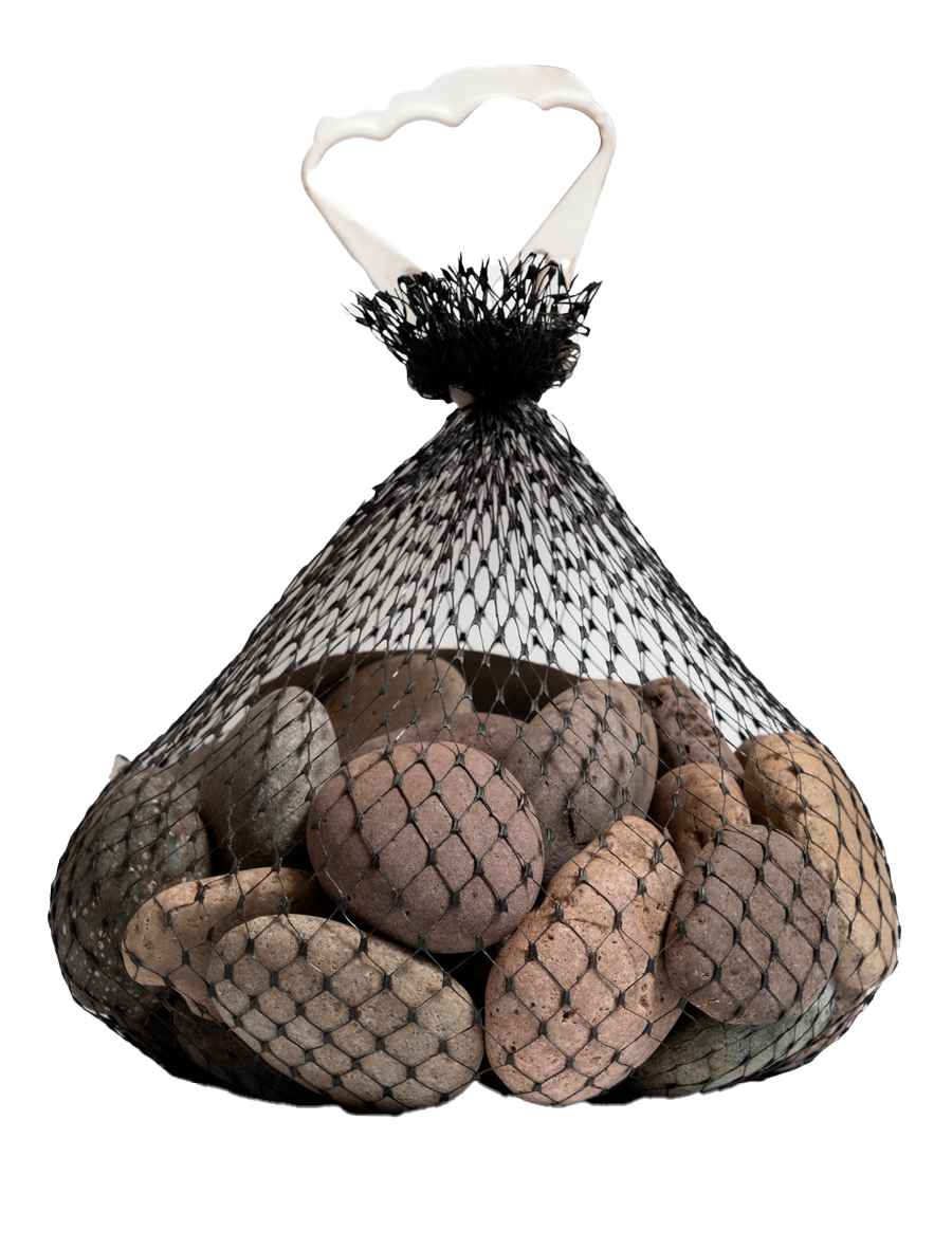 Piedras decorativas de río