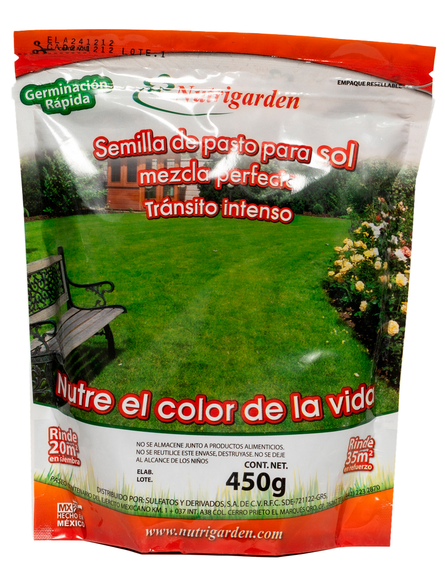 Semilla de pasto para sol